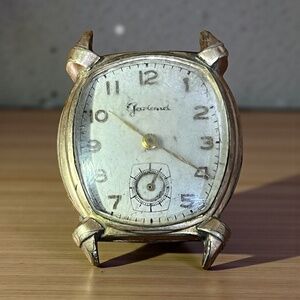 VINTAGE GARLAND Men’s Mechanical Wristwatch - Gold-filled - No stem - AS IS